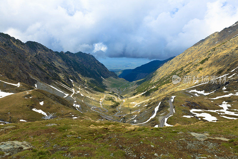 罗马尼亚特兰西瓦尼亚Transfagarasan Road